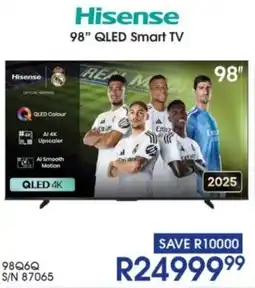 Hirsch's Hisense 98" QLED Smart TV offer