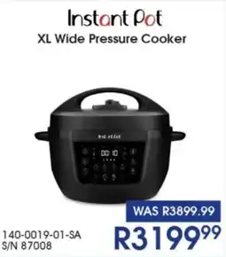 Hirsch's Instant Pot XL Wide Pressure Cooker offer