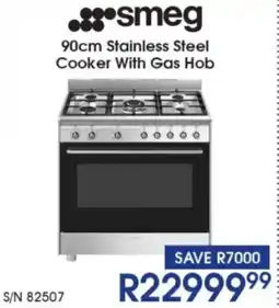 Hirsch's Smeg Stainless Steel Cooker With Gas Hob offer