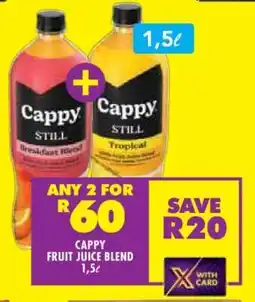 Shoprite CAPPY FRUIT JUICE BLEND 1,5ℓ offer