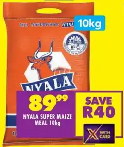 Shoprite NYALA SUPER MAIZE MEAL 10kg offer