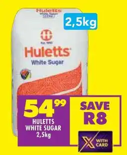 Shoprite Huletts White Sugar 2.5kg offer