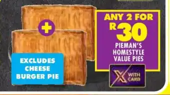 Shoprite PIEMAN'S HOMESTYLE VALUE PIES offer
