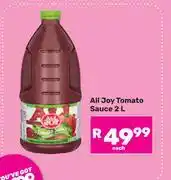 Game All Joy Tomato Sauce-2L Each offer
