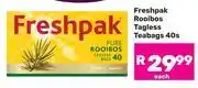 Game Freshpak Rooibos Tagless Teabags-40s Each offer
