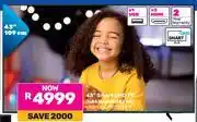Game Samsung 43 Smart UHD TV UA43U8000FKXXA (850032819) offer
