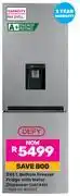 Game Defy 245L Bottom Freezer Fridge With Water Dispenser DAC449 (801262) offer