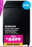Game Samsung 19Kg AI Top Loader Washing Machine WA80F19S8BFA (850027340) offer