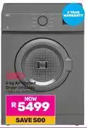 Game Defy 6Kg Air Vented Dryer DTD236 (850022861) offer