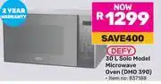 Game Defy 30L Solo Model Microwave Oven DMO 390 (837188) offer