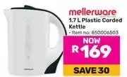 Game Mellerware 1.7L Plastic Corded Kettle (850006503) offer