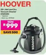 Game Hoover 28L Wet & Dry Vacuum Cleaner HWD20 (491969) offer