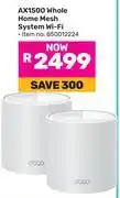 Game TP-Link AX1500 Whole Home Mesh System WiFi 850012224 offer