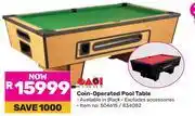 Game Easi Eight Coin-Operated Pool Table 504615/834082 offer