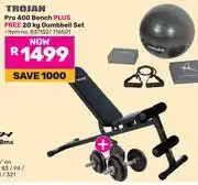 Game Trojan Pro 400 Bench Plus Free 20Kg Dumbbell Set (837152/71650)1 offer