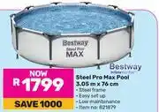 Game Bestway Steel Pro Max Pool 821879 3.05m x 76cm offer