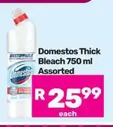 Game Domestos Thick Bleach Assorted-750ml offer