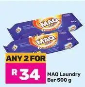 Game MAQ Laundry Bar-For Any 2 x 500g offer