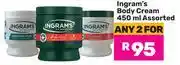 Game Ingram's Body Cream Assorted-For Any 2 x 450ml offer