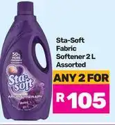 Game Sta-Soft Fabric Softener Assorted-For Any 2 x 2Ltr offer