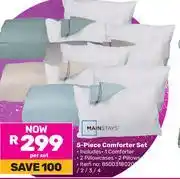 Game Mainstays 5-Piece Comforter Set-Per Set offer