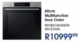 Hirsch's SAMSUNG 60cm Multifunction Inox Oven offer