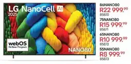 Hirsch's LG 55" NanoCell AI TV offer
