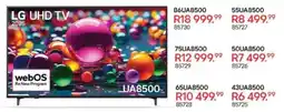 Hirsch's LG 43" UHD TV offer