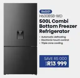 Hirsch's Hisense Combi Bottom Freezer Refrigerator offer