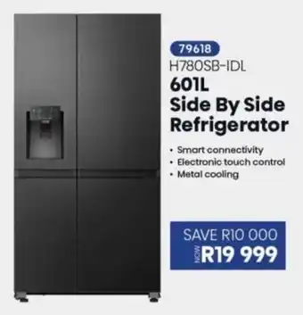 Hirsch's Hisense Side By Side Refrigerator offer