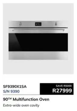 Hirsch's Smeg 90cm Multifunction Oven offer