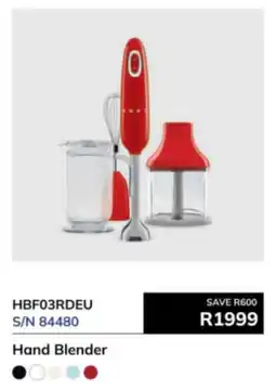 Hirsch's Smeg Hand Blender offer