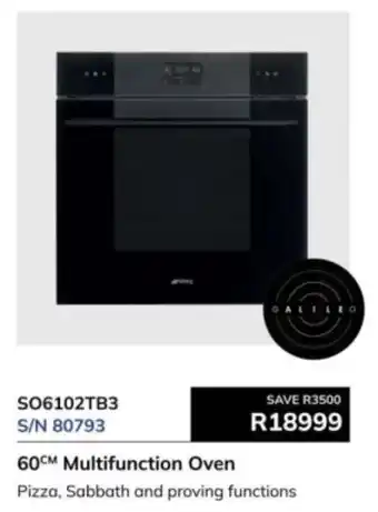 Hirsch's Smeg 60cm Multifunction Oven offer