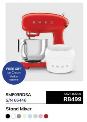 Hirsch's Smeg Stand Mixer offer