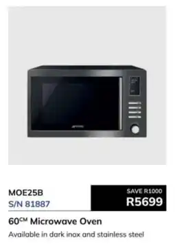 Hirsch's Smeg 60cm Microwave Oven offer