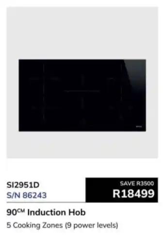 Hirsch's Smeg 90cm Induction Hob offer