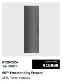 Hirsch's Smeg 60cm Freestanding Freezer offer