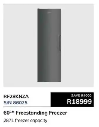 Hirsch's Smeg 60cm Freestanding Freezer offer