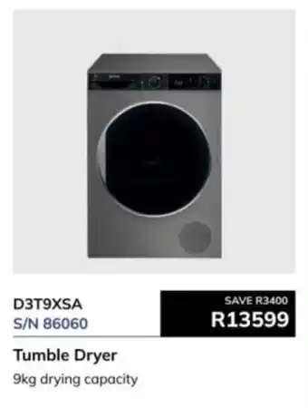 Hirsch's Smeg Tumble Dryer offer