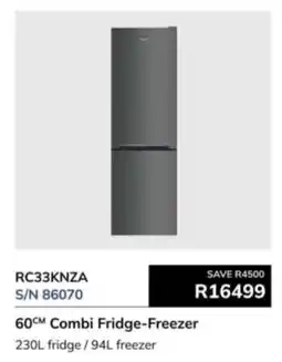 Hirsch's Smeg 60cm Combi Fridge-Freezer offer