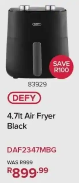 Hirsch's Defy Air Fryer Black offer
