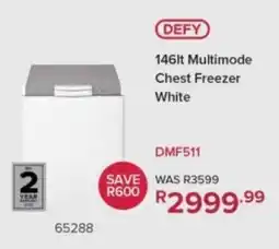 Hirsch's Defy Multimode Chest Freezer White offer