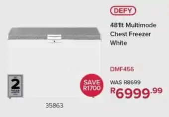 Hirsch's Defy Multimode Chest Freezer White offer