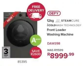 Hirsch's Defy Front Loader Washing Machine offer