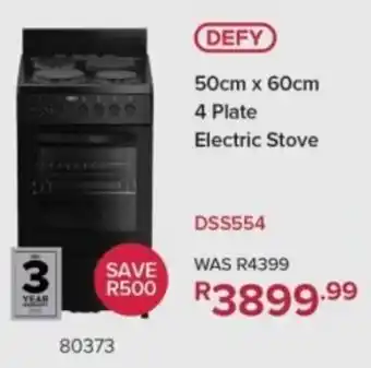 Hirsch's Defy 4 Plate Electric Stove offer