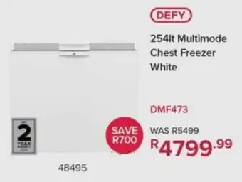 Hirsch's Defy Multimode Chest Freezer White offer