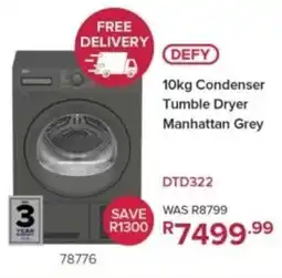 Hirsch's Defy Condenser Tumble Dryer Manhattan Grey offer