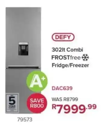 Hirsch's Defy Combi Fridge/ Freezer offer