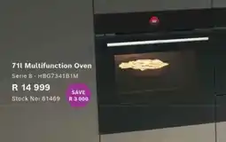 Hirsch's Bosch Multifunction Oven offer
