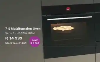 Hirsch's Bosch Multifunction Oven offer
